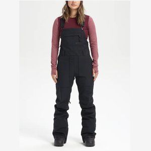 Women's Burton Avalon Bib Snow Pant - Black Small